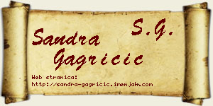 Sandra Gagričić vizit kartica
